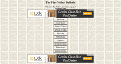 Desktop Screenshot of pinevalleybulletin.com